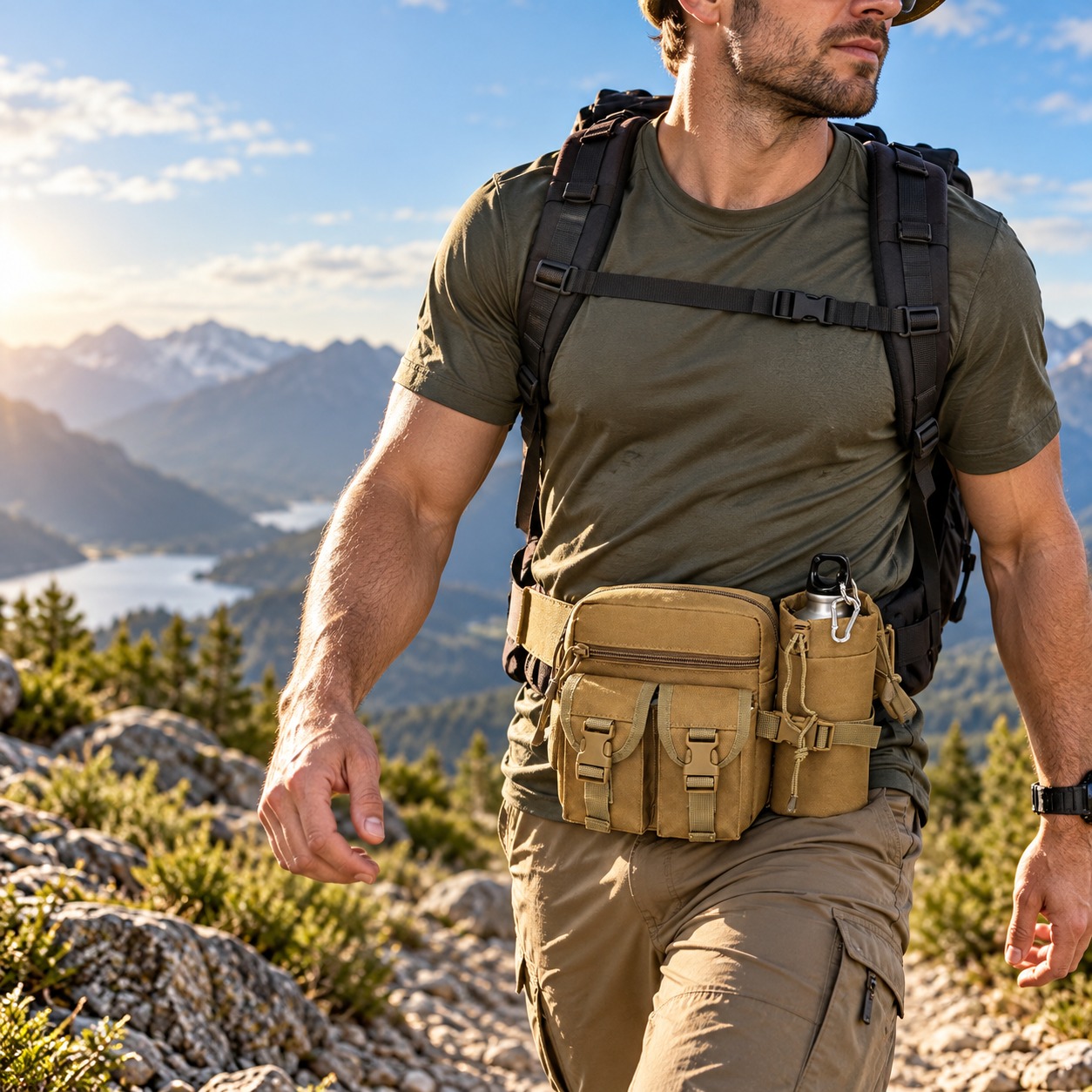 Multifunctional Tactical Fanny - огляд і ціна Hiking Backpack Waterproof